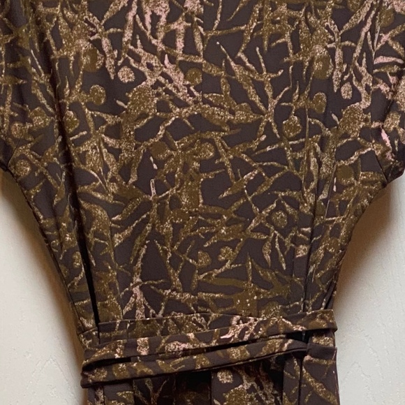 Safari Print Wrap Dress - Picture 4 of 5